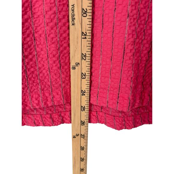 Habitat Puckered Fabric Loose Fit Top Back Button XXL Lagenlook Check - Picture 3 of 10